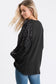 Kait Sequin Long Sleeve Top | Black