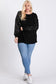 Kait Sequin Long Sleeve Top | Black