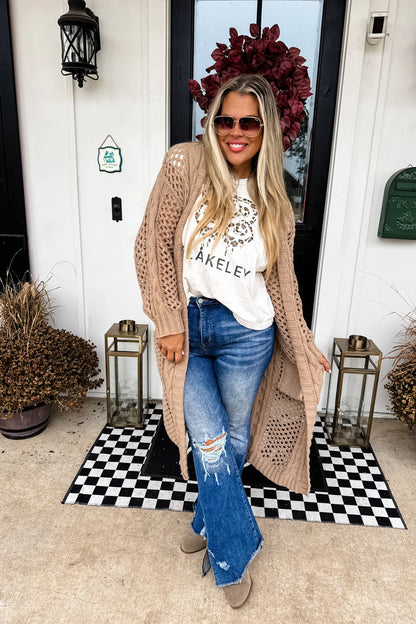 Kandias Knit Cardigan | Mocha