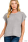 Kate Stitched Sweater Vest | Grey