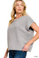 Kate Stitched Sweater Vest | Grey