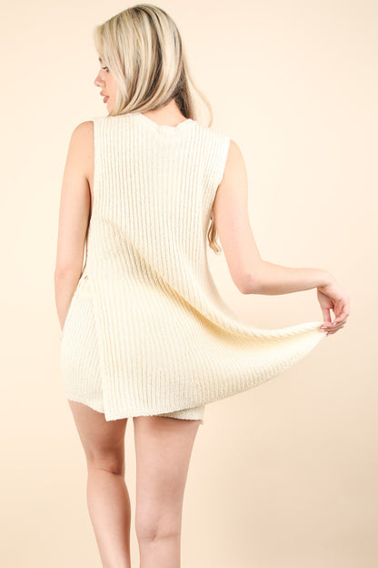 Kaylee Knit Sweater Set | Ecru
