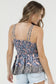 Kiana Floral Tank | Blue