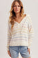 Kiara Striped Hooded Sweater