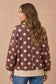 Klarity Polka Dot Pullover | Chestnut