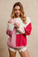 Larkin Color Block Sweater | Pink
