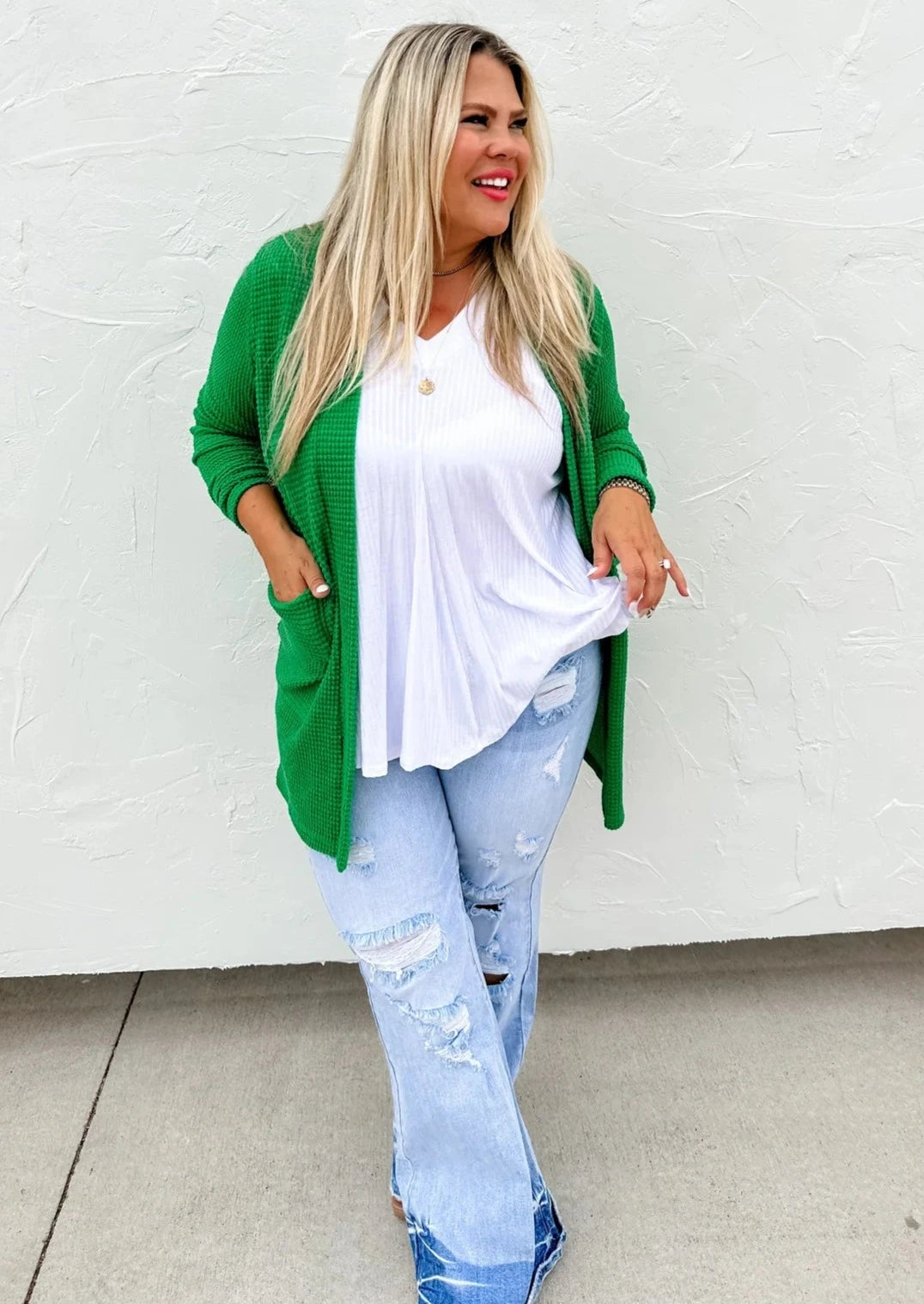 Lola Cardigan | Kelly Green