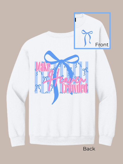 Make Heaven Crowded Sweatshirt | White