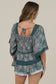Marlowe Floral Blouse | Teal