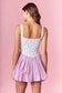 Molly Floral Bow Romper | Lavender