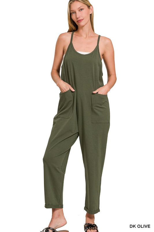 Moxie Jumpsuit | Dk Olive