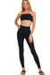 Tori Fleece Leggings | Black