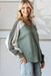 Ophelia Contrast Long Sleeve | Olive