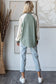 Ophelia Contrast Long Sleeve | Olive
