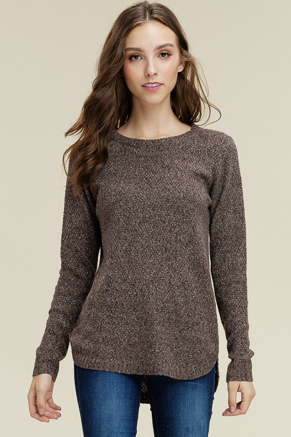 Parker Basic Sweater | Brown