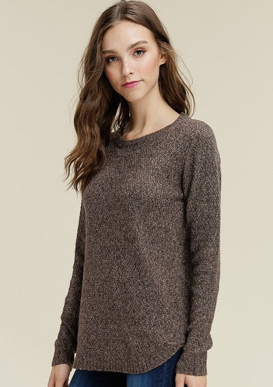 Parker Basic Sweater | Brown