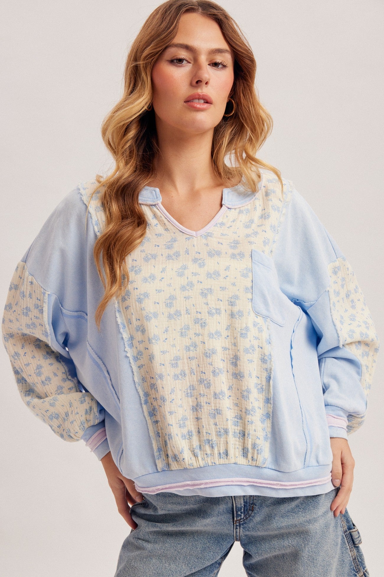 Pippa Color Block Sweater