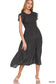 Rayanne Smocked Dress | Black