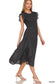 Rayanne Smocked Dress | Black