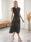Rayanne Smocked Dress | Black