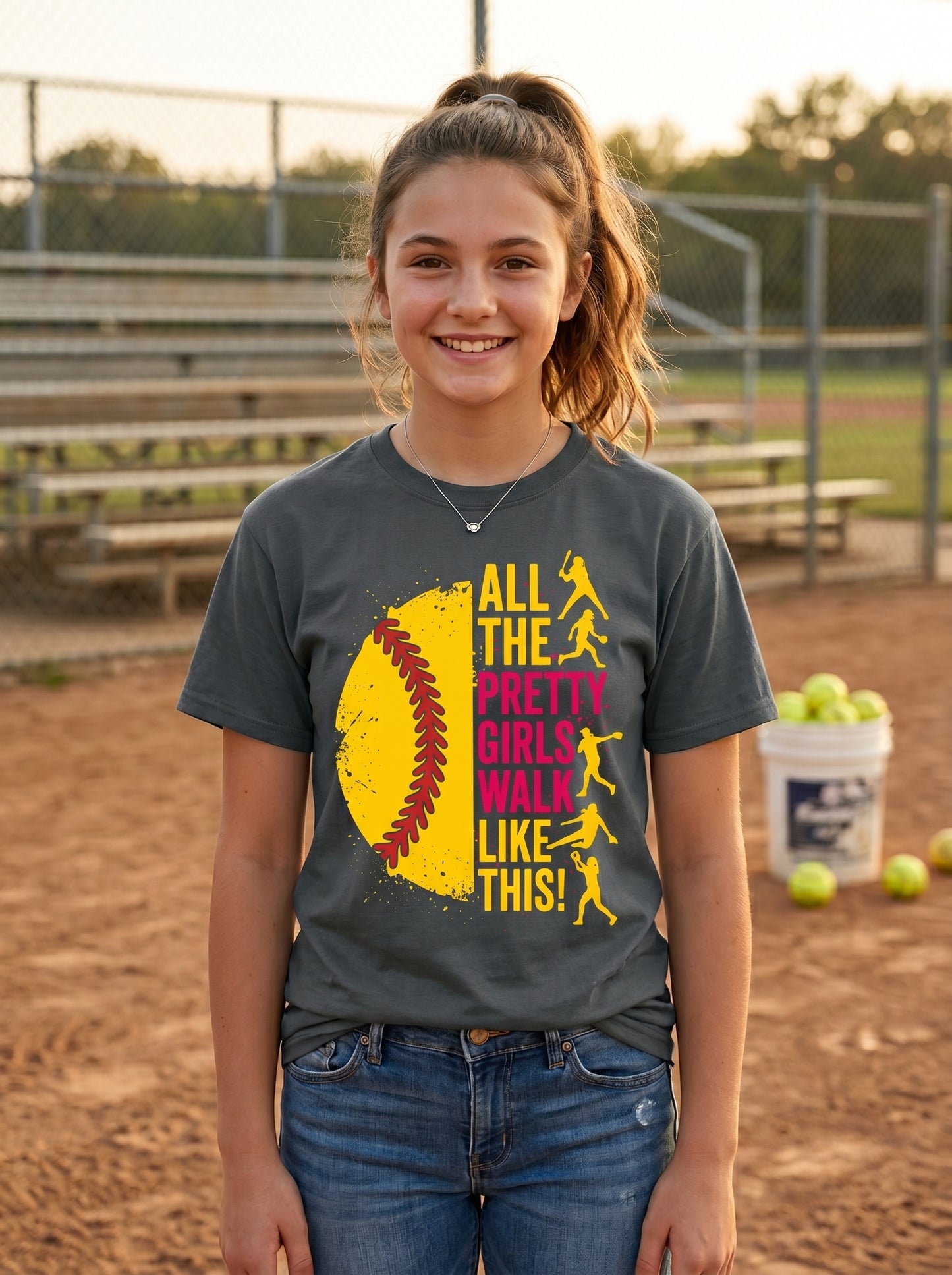 All The Pretty Girls Graphic Tee | Charcoal