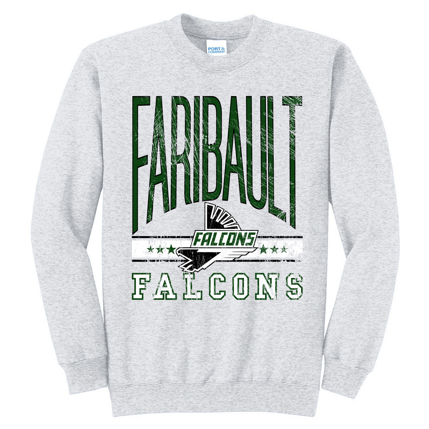 Retro Faribault Falcons | Grey