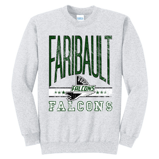 Retro Faribault Falcons | Grey