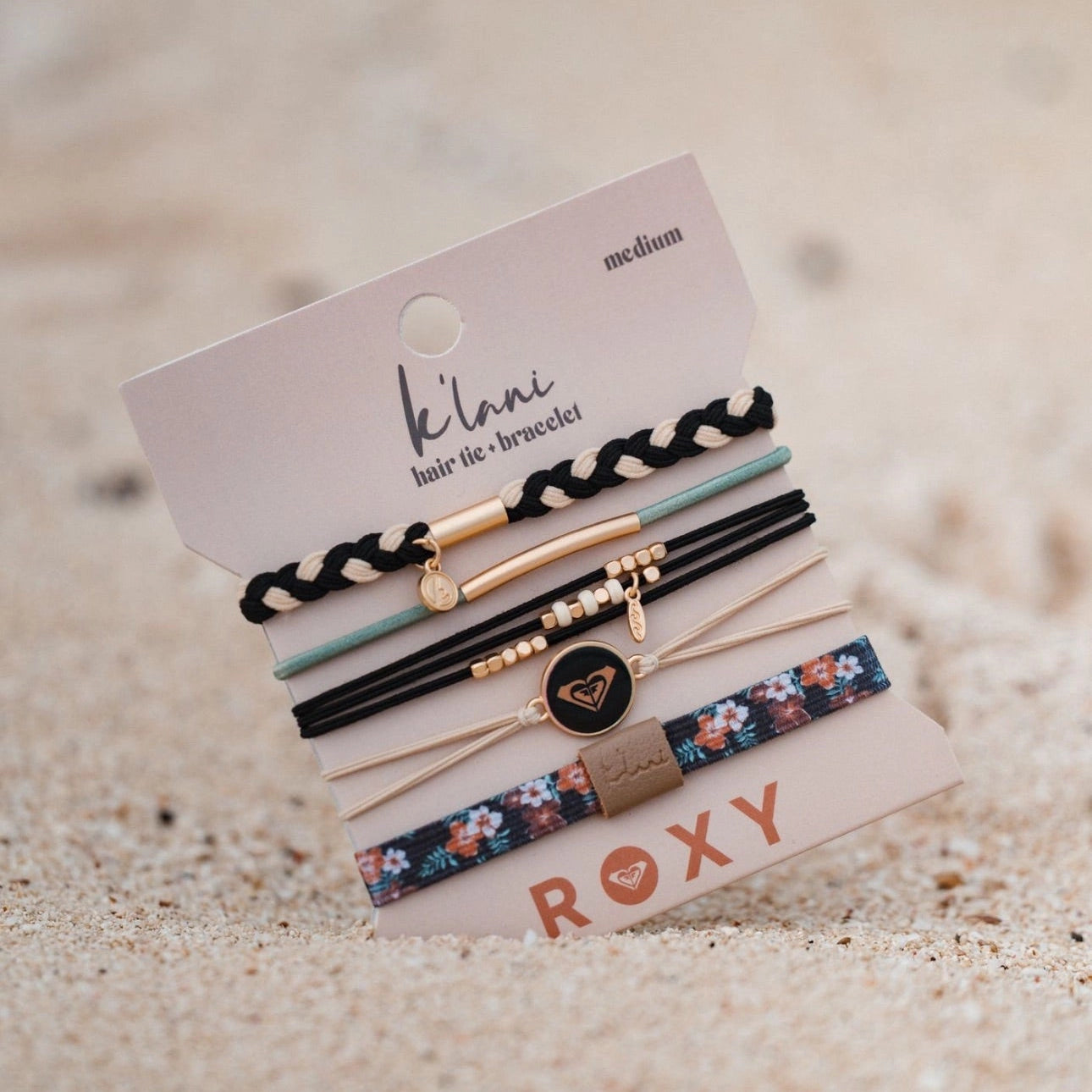 K'lani Hair Tie Bracelets | Roxy Coastal Drift