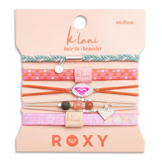K'lani Hair Tie Bracelets | Roxy Pink Tropics