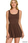 Runa Tank Romper | Chocolate