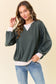 Sara Pullover Sweatshirt | Dk Olive
