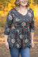 Sarah Ruffle 3/4 Sleeve | Evergreen