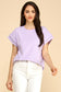 Shiloh Cuffed Sleeve Tee | Lavender