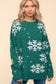 Snowflake Sweater | Hunter Green