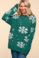 Snowflake Sweater | Hunter Green