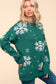 Snowflake Sweater | Hunter Green