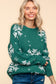 Snowflake Sweater | Hunter Green