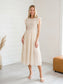 Rayanne Smocked Dress | Cream