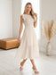 Rayanne Smocked Dress | Cream