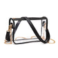 Victoria Clear Crossbody Bag | Black