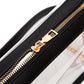 Victoria Clear Crossbody Bag | Black