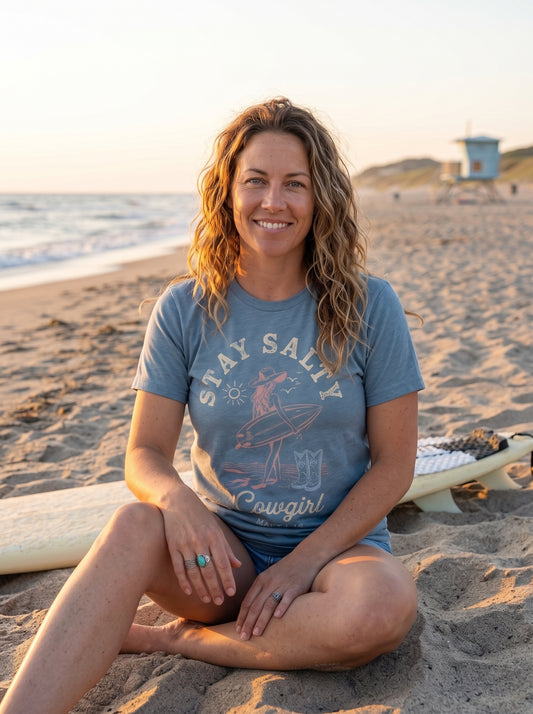 Stay Salty Cowgirl Graphic Tee