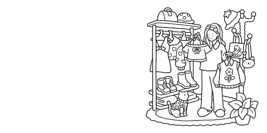 Girl Moments | Cute & Comfy Coloring Book