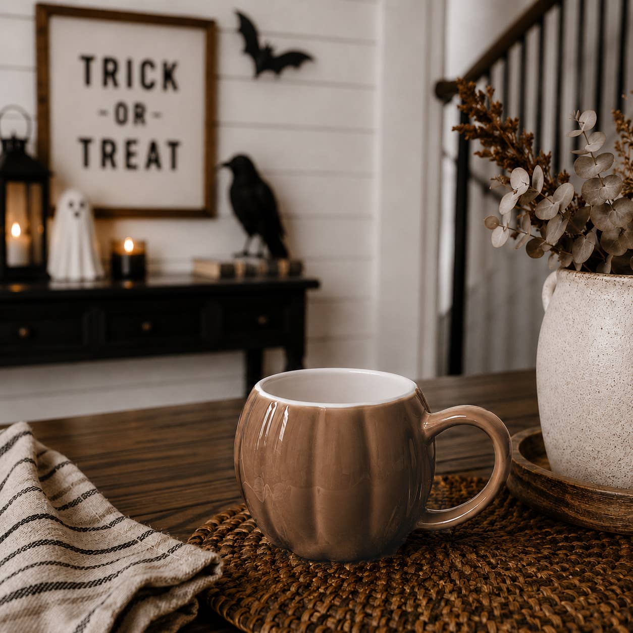 Pumpkin Coffee Mug 17oz | Brown