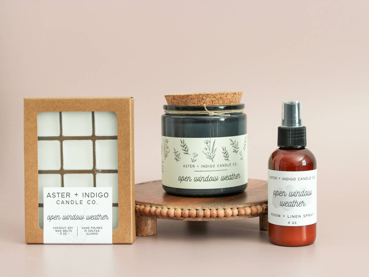Aster + Indigo Candle Co. | Open Window Weather