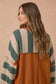 Celia Stripe Pullover | Olive + Rust