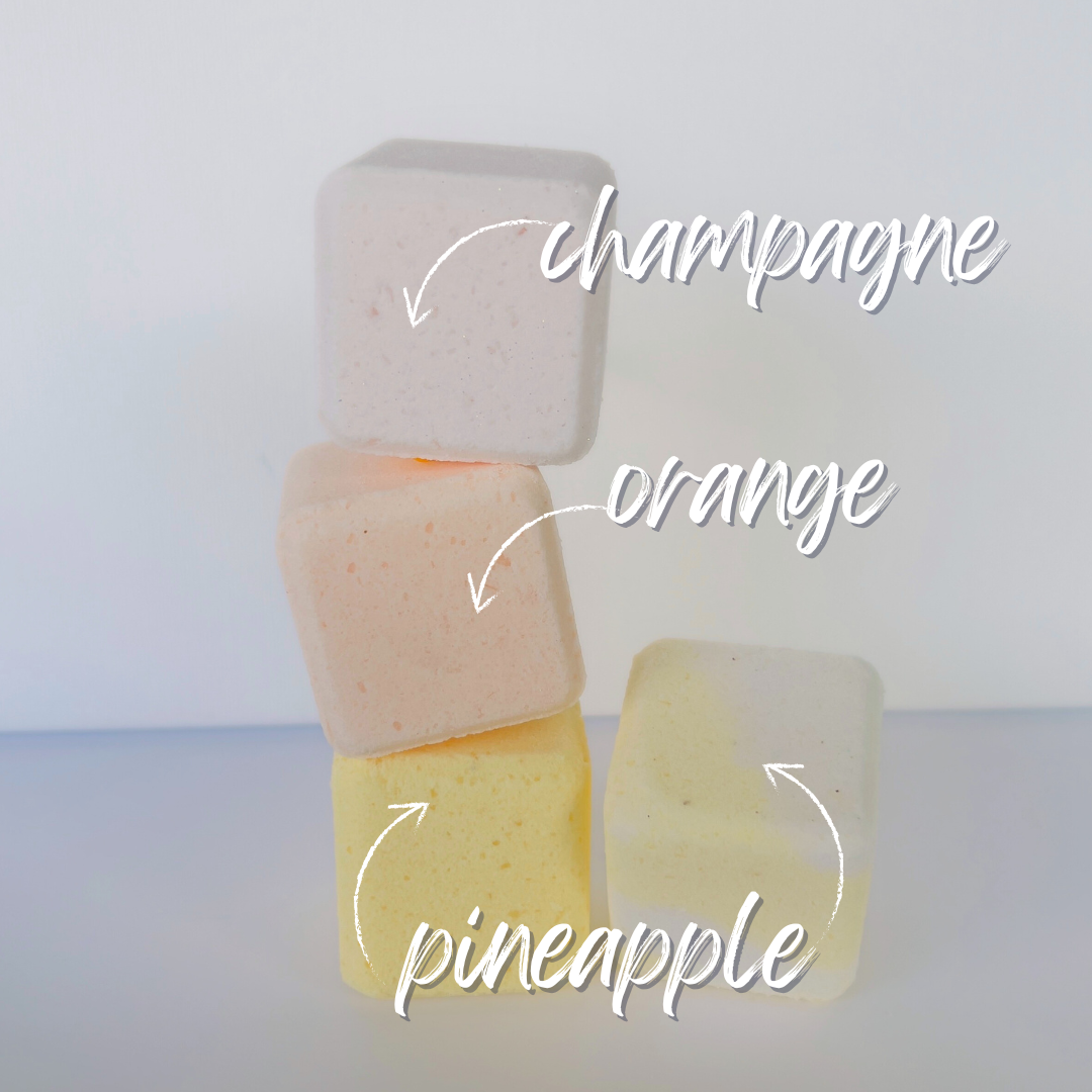 Pineapple Mimosa Bath Bomb Set - Bubbly Bathtub Cocktails