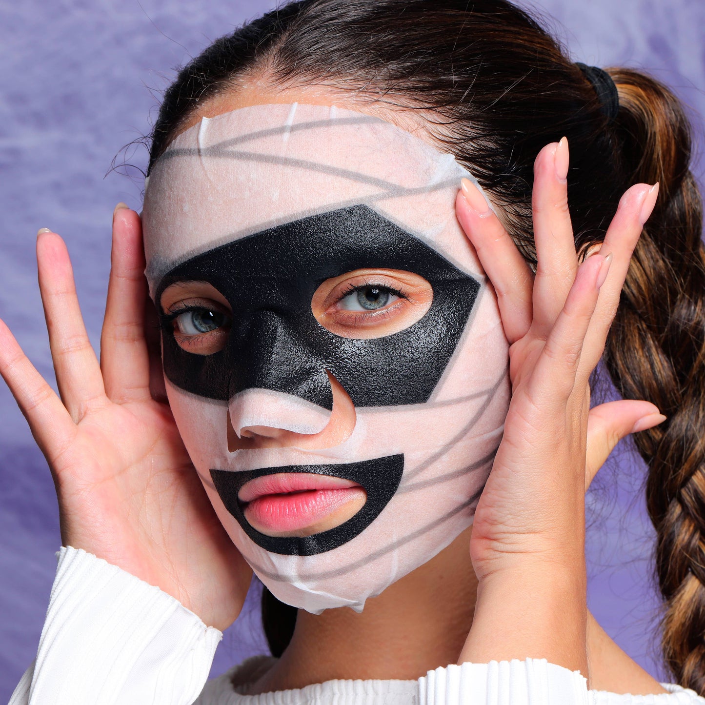 Korean Halloween Sheet Masks Ghoul Hang Character | 6 Pk