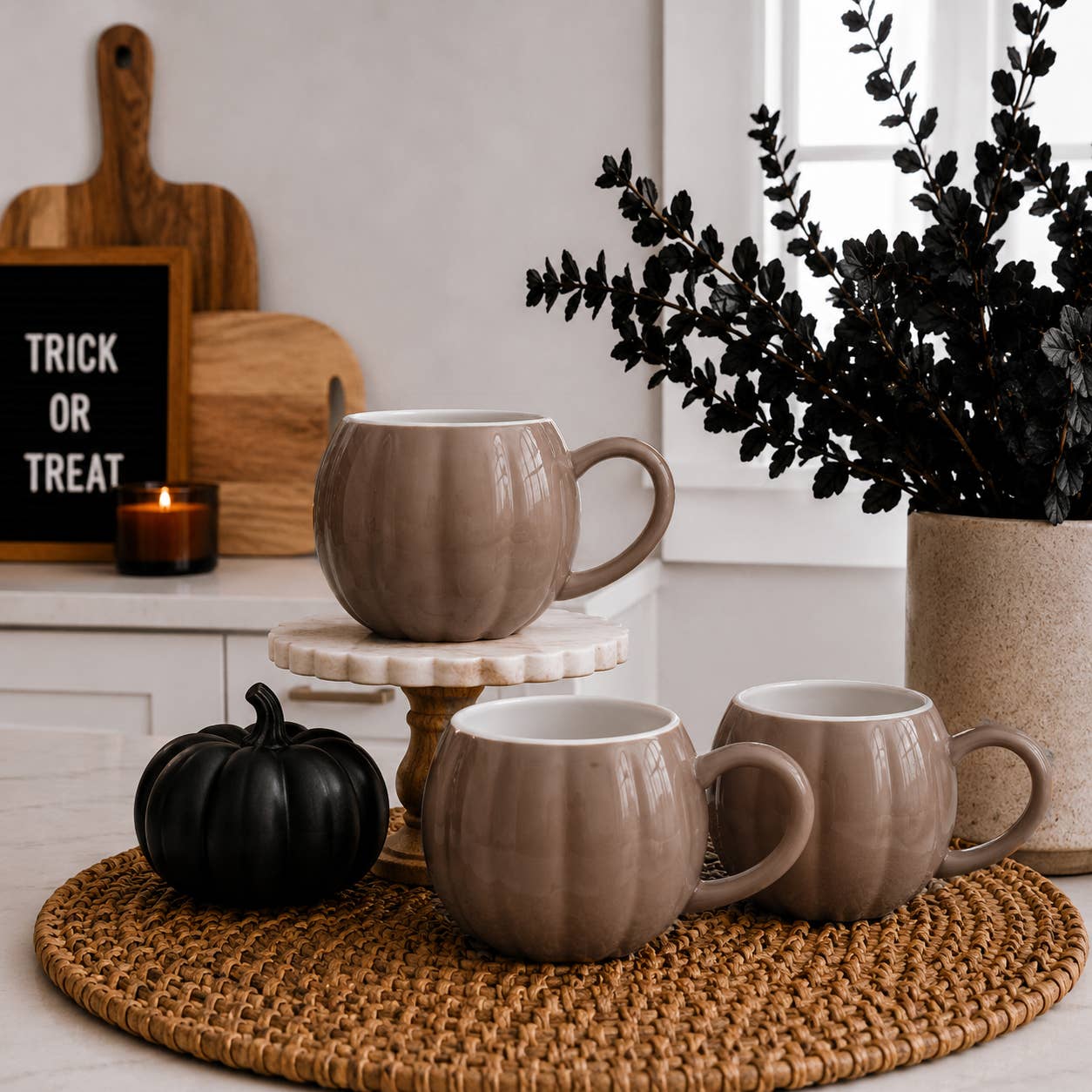 Pumpkin Coffee Mug 17oz | Brown