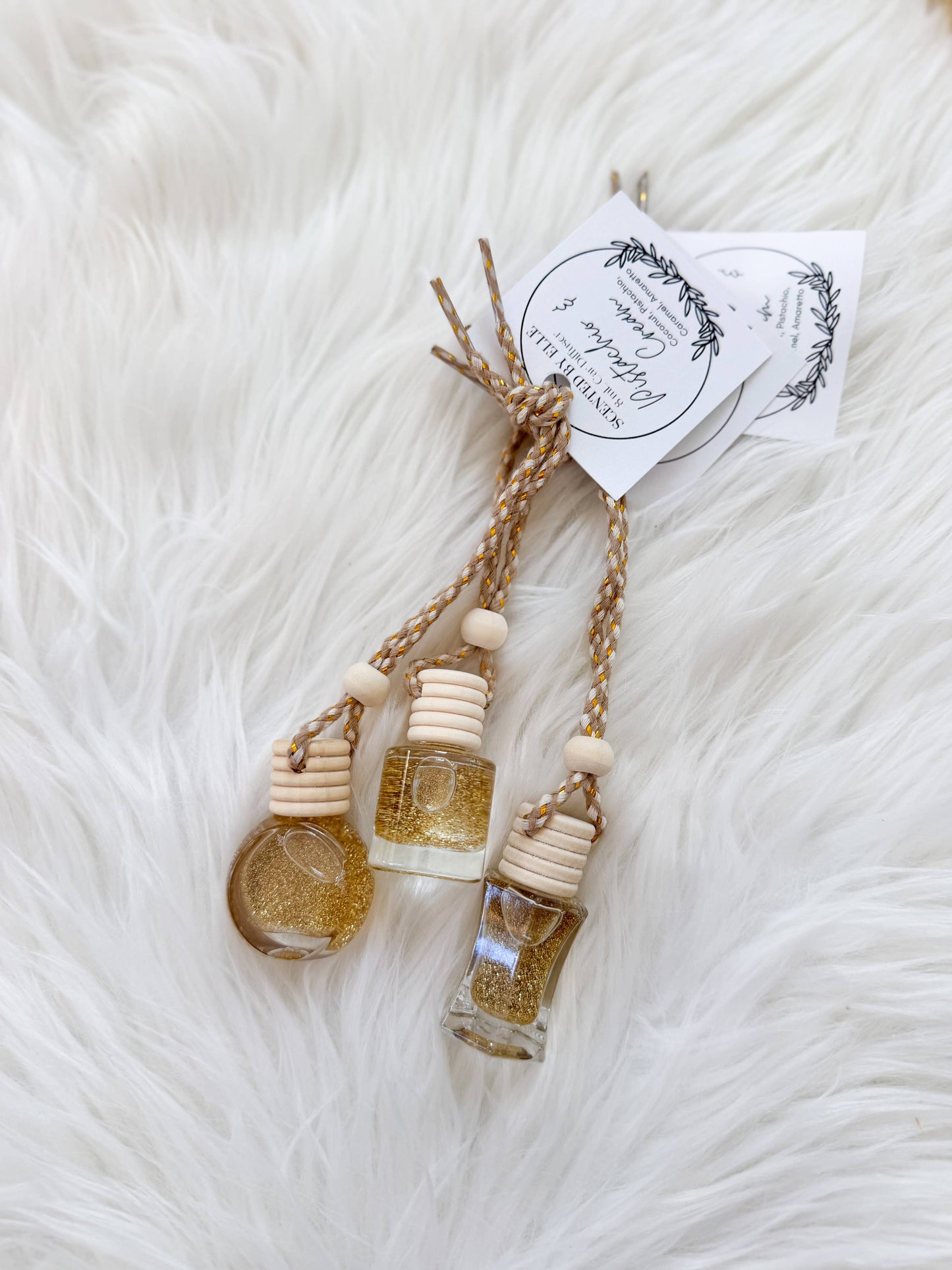 Pistachio + Cream Car Diffuser: Default Title